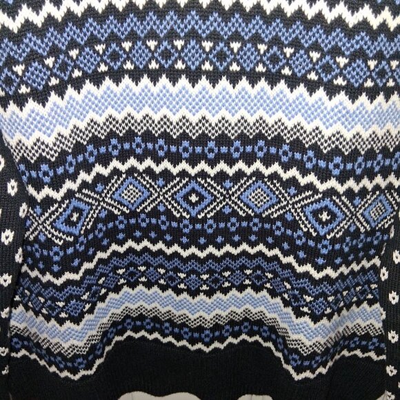 T by Talbots Cotton Blend Snap Mock Neck Heavyweight Sweater NWT Sz PXL - Picture 3 of 9